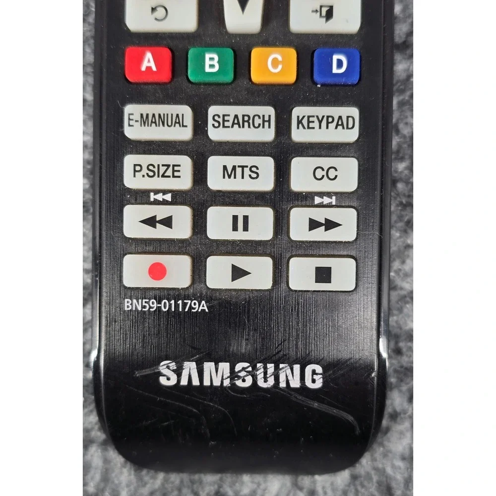 Samsung Smart TV Remote Control BN59-01179A Black Smart Hub Backlit OEM
